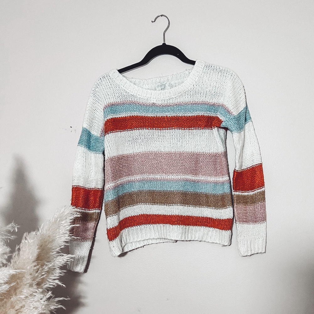 boutique striped sweater HIPPIE ROSE